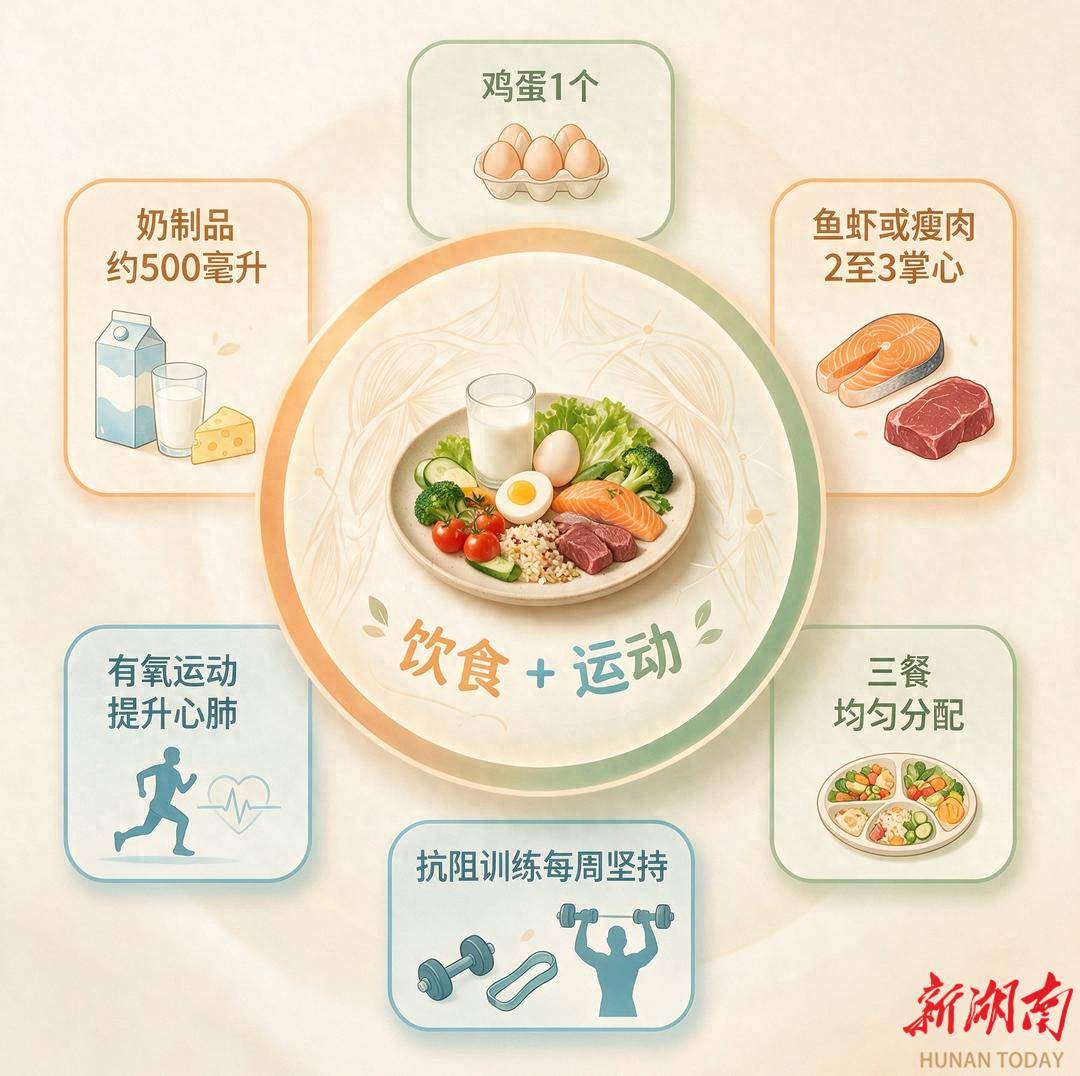 “千金难买老来瘦”？专家警告：肌少症危害大，老人需均衡饮食+抗阻训练防跌倒骨折