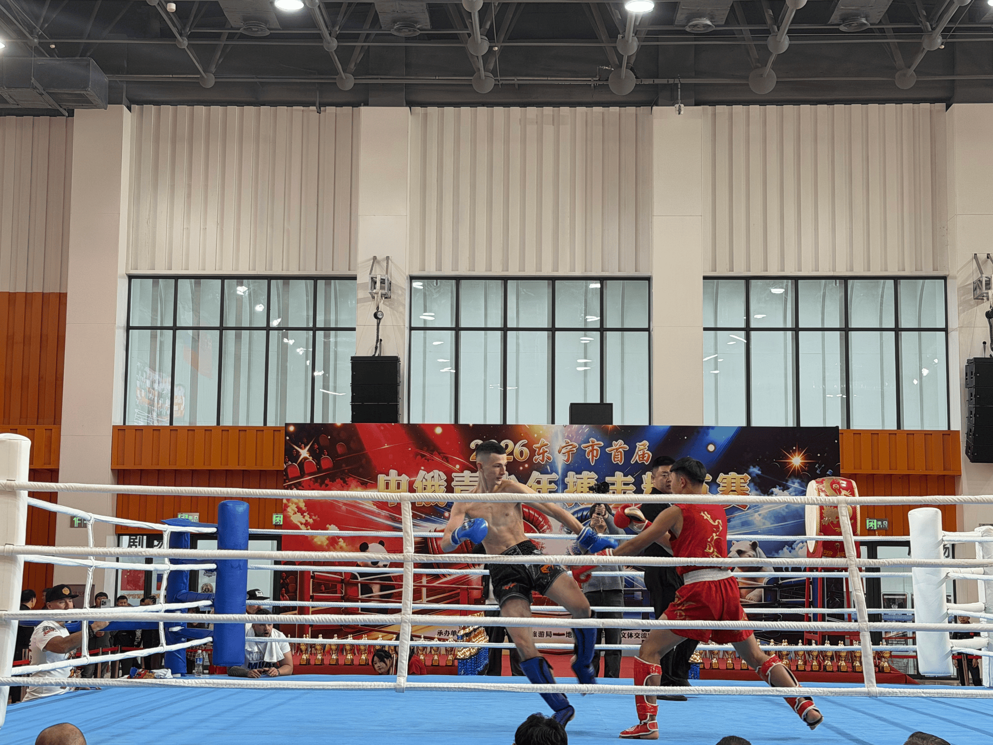 边城争霸 火力“拳”开！2026东宁市首届中俄青少年搏击精英赛开赛