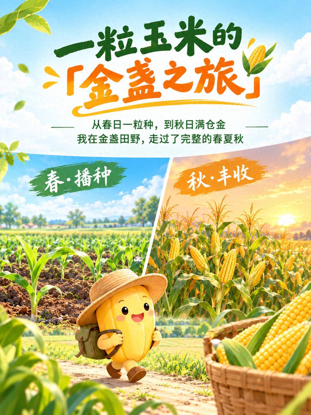 1140亩春玉米归仓！一粒玉米的“金盏之旅”