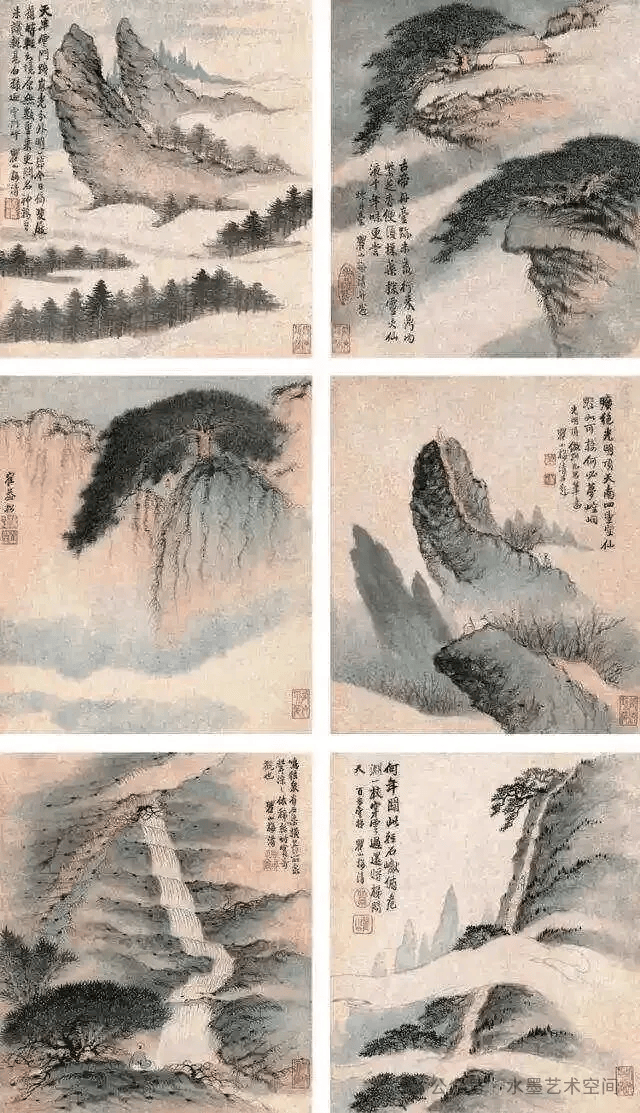梅清是谁?明末清初黄山画派大家,家学渊源与山水成就盘点(图8) 梅清是谁?明末清初黄山画派大家,家学渊源与山水成就盘点(图8)