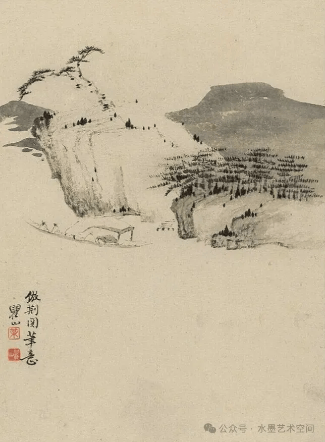 梅清是谁?明末清初黄山画派大家,家学渊源与山水成就盘点(图3) 梅清是谁?明末清初黄山画派大家,家学渊源与山水成就盘点(图3)