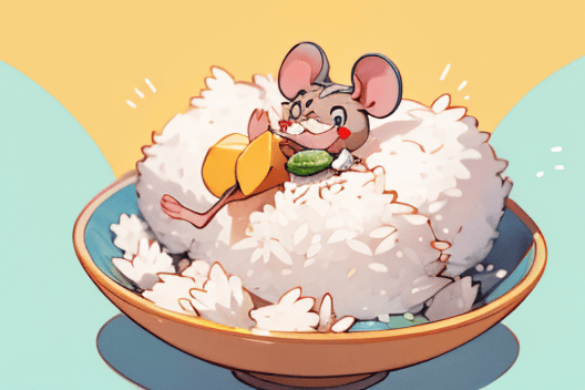爱吃大米的小老鼠