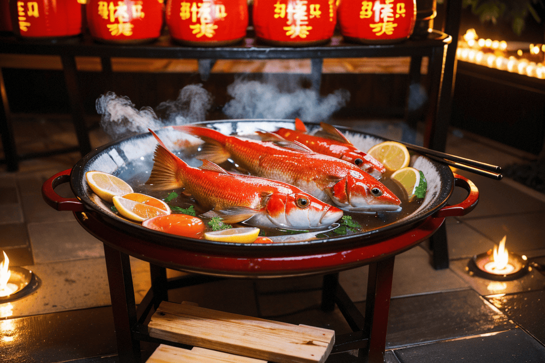 夏至狂欢!山东东平全鱼宴,清蒸红烧火锅三种吃法鲜到极致